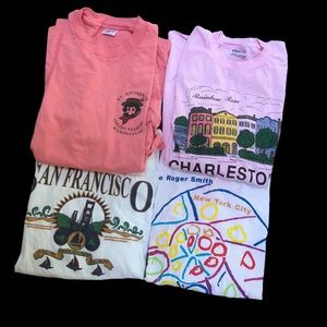 Bundle of Four Destination Tees XL